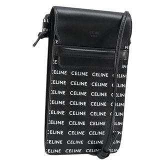 Celine Pre-owned Cross Body Bags, female, Black, Size: ONE SIZE Pre-owned Vintage Mini Crossbody Bag
