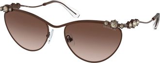 Swarovski SK7017 400213 Womens Sunglasses Brown Size 58