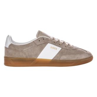 HUGO BOSS Suede Tennis Shoes - male - Boss - Sneakers - Gray - 7 UK - Shoes