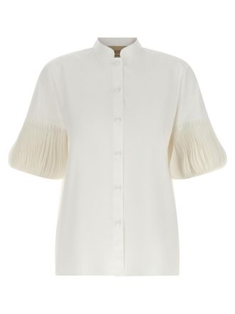 Valentino Garavani White Cotton Womens Blouse