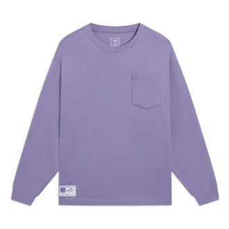 Li-Ning Chinese Color Pocket Long Sleeve T-shirt Purple AHSS751-7