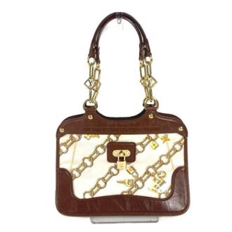 Louis Vuitton Tweedehands leren Louis Vuitton tassen - Dames - Vintage Handtas - Wit - ONE Size - Leer - Vintage