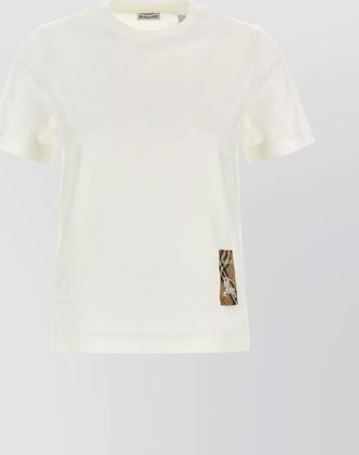 Burberry checked t-shirt