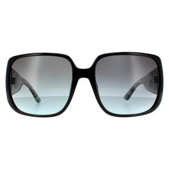 Guess zonnebril gu7682 01b glanzende zwarte rookgrijs gradi&euml;nt
