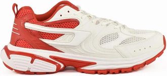 Diesel Fabric Sneakers - White/Red