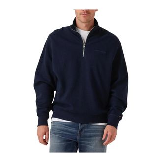 Tommy Jeans Heren, Truien, Blauw, Maat: 2XL Katoen