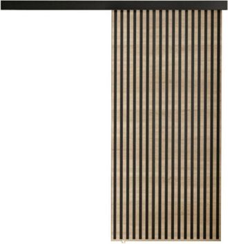 Mirjan24 Puerta Corredera Dover 203, Roble Sonoma + Negro