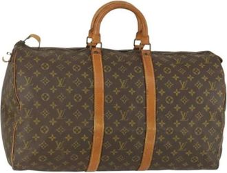 Louis Vuitton Pre-owned Weekend Bags, female, Brown, Size: ONE SIZE Pre-owned Weekend Bag