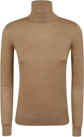 Ralph Lauren Jersey de cuello alto - Knitwear - Mujer - Beige - XS