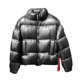 Afterlabel Jassen, Dames, Zwart, S, Nylon, Short Puffer Jacket