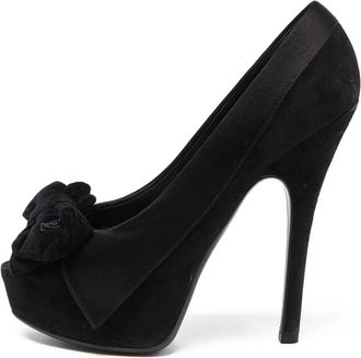 Louis Vuitton 110mm suede pumps - Black