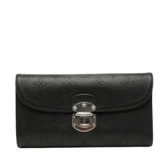 Louis Vuitton Pre-owned Wallets, female, Black, Size: ONE SIZE Pre-owned Amelia
