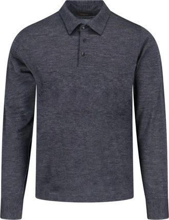 Zanone buttoned polo shirt - men - Virgin Wool - 58 - Grey