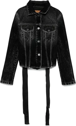 Balenciaga Lace-up Denim Jacket