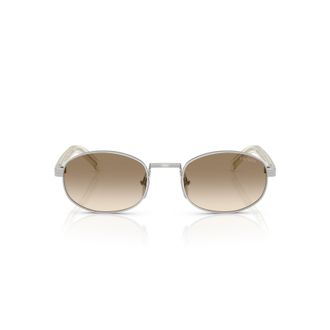 Prada 0pr B53s Oval-Frame Gradient Tint Sunglasses
