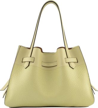 Pourchet Tassen, Dames, Geel, ONE Size, Leer, Blossom - MM
