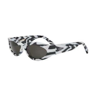 Celine Ladies Black Cat Eye Sunglasses CL40288I 04A