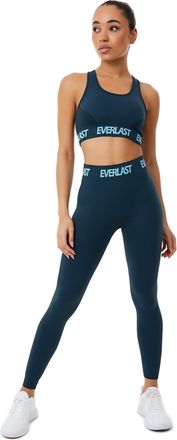 Everlast Womens Seamless Panelled Sports Bra Midnight Blue XS