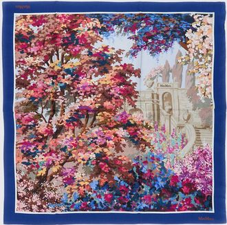 Max Mara Foulard Pappa Max Mara in seta stampata