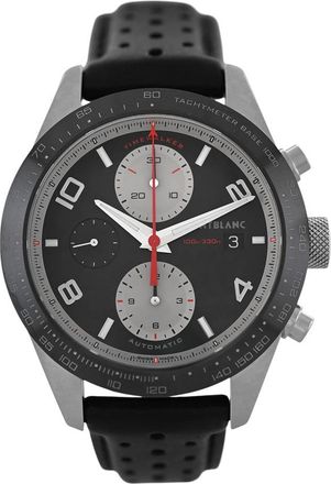Montblanc Pre-owned Montblanc Timewalker Chronograph Automatic Black Dial Ladies Watch 119941