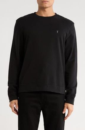 AllSaints Aven Cotton Crewneck Sweatshirt in Black at Nordstrom Rack, Size Xx-Large