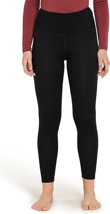 Icebreaker Merino 260 Tech High Rise Leggings Womens Outerwear Black : LG, Wool