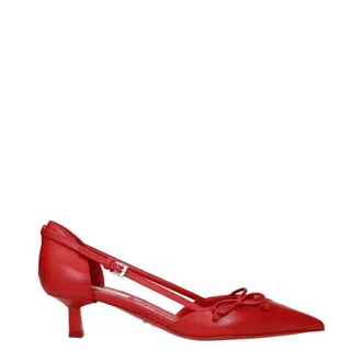 Prada Rood Leer Dames S Sandalen