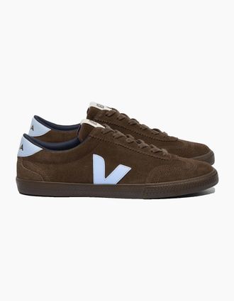 Veja Mens Veja Volley Suede Trainer Eagle/Swan/Eagle - Brown - Size: 10