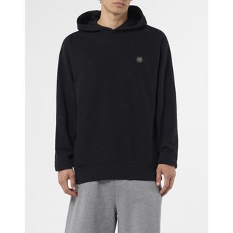 Philipp Plein Embroidered Hoodie Sweatshirt Monogram Monogram Men in Black/black at Nordstrom, Size Xx-Large