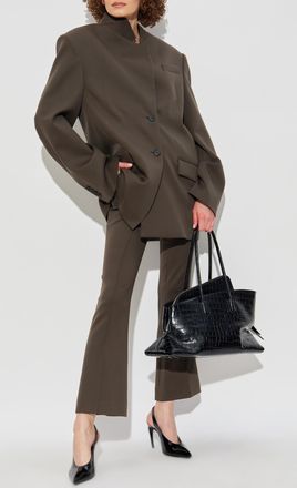 The Attico Wool Blazer, Womens, Brown