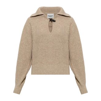 Isabel Marant Miranda Wool Turtleneck - Knitwear - Mujer - Beige - S