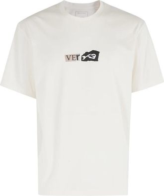 Yohji Yamamoto GFX Short Sleeve Tee - Heren - T-shirts - Wit - XL - Katoen - Tops