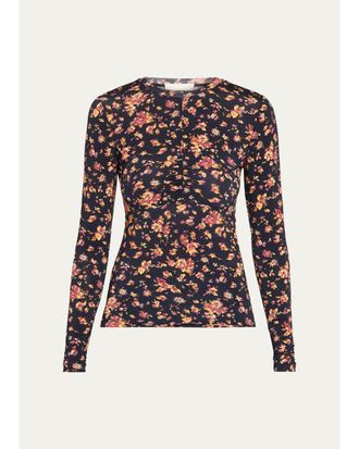 Ulla Johnson Neri Long-Sleeve Jersey Top