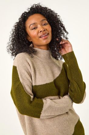 Roman Colour Block Knit Jumper