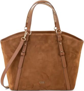 Alviero Martini 1A Classe Borsa tote Wild in pelle con logo - Marrone