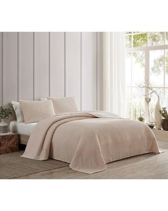 Beatrice Home Fashions Channel Chenille Bedspread