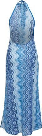 MC2 Saint Barth Womens Long Dress Tony Multicolour Viscose