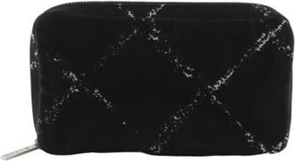 Chanel Pre-owned Nylon Portemonnee - Dames - Vintage Accessoires - Zwart - ONE Size - Nylon - Vintage