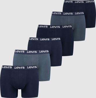 Levi's Repeat Logo Boxer Brief 6 pack - Mens - XL - Blue
