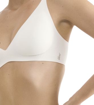 sloggi B&uuml;gelloser BH SLOGGI ZERO Feel 2.0 THE UP P Bra, Damen, Gr. XL, N-Gr, silk wei&szlig;, Single Jersey, Obermaterial: 76% Polyamid, 24% Elasthan, BHs B&uuml;gellos