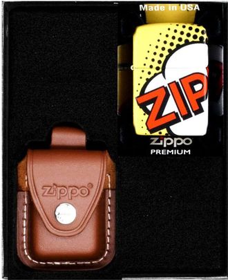 OEM Encendedor Zippo Comic Design Set De Regalo N.&deg; 4