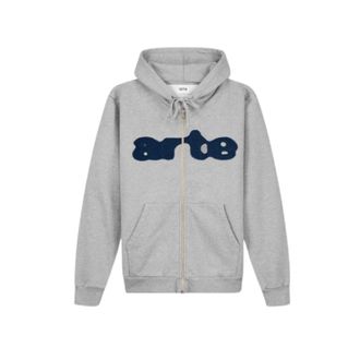 Arte Zip-through Hoodie - Heren - Sweatshirts & Hoodies - Grijs - Maat: XL Katoen