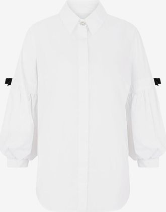 Weill Popelinehemd mit Puff&auml;rmeln Anael