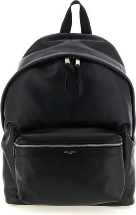 Saint Laurent Black City Large Backpack