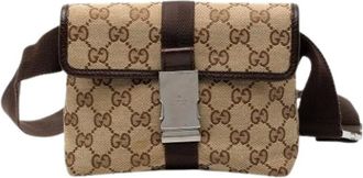 Gucci Pre-owned Belt Bags, female, Brown, Size: ONE SIZE Pre-owned Belt Bag