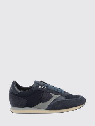Philippe Model Low-Top Sneakers in Suede and Mesh with Serrated Sole