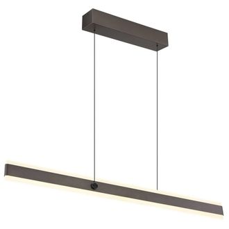 Netlighting Gebaldo Pendant Titanium Color LED Dimmable 2700 6000K Remote Control in Grey