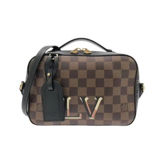 Louis Vuitton Pre-owned Santa Monica Damier Schoudertas - Dames - Pre-owned - Bruin - Maat: ONE Size