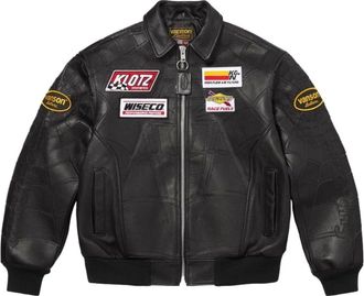 SUPREME x Vanson Leathers SS26 Spider-Man Jacket Black SUP-SS26-300-BLK