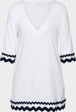 La Blanca Poolside V-Neck Tunic Coverup